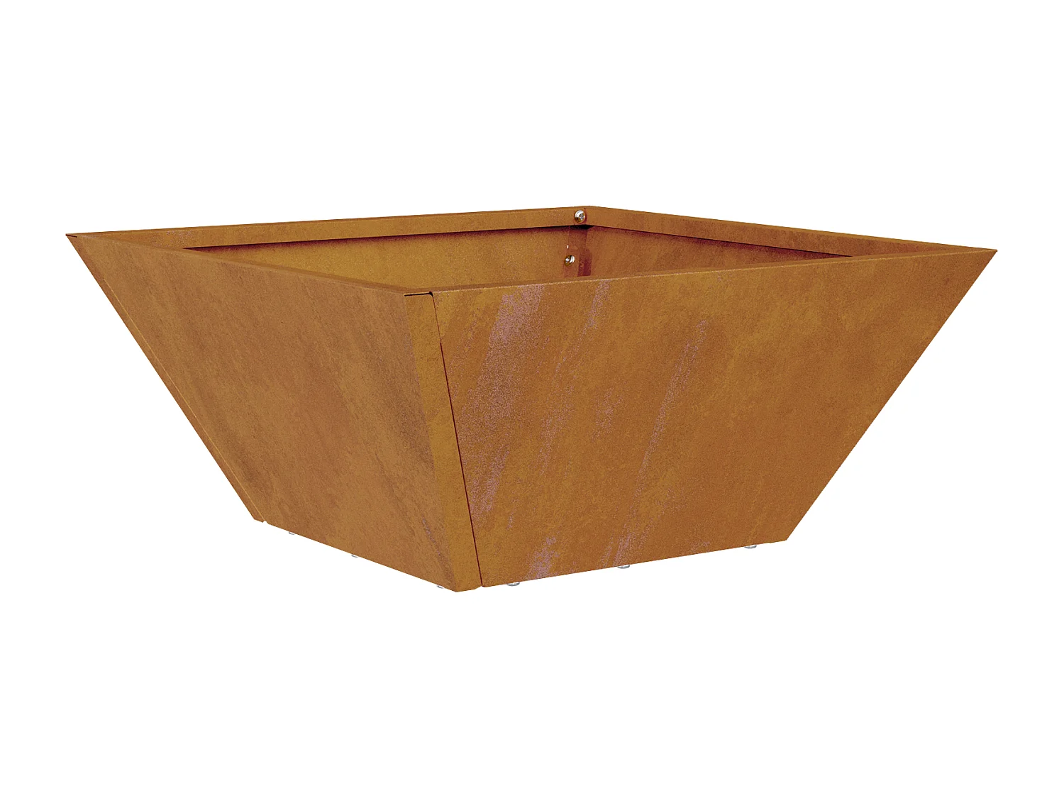 Metalen tuinman weerbestendig staal 35 x 35 x 15 cm duurzaam