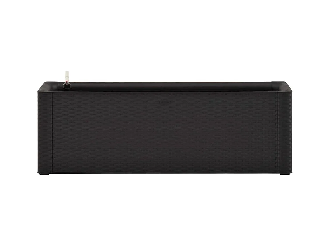 Lit surélevé de jardin système arrosage Anthracite 100x43x33 cm