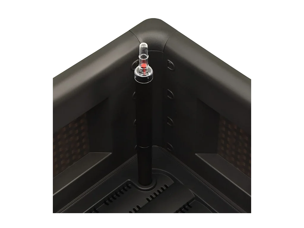 Lit surélevé de jardin système arrosage Anthracite 100x43x33 cm