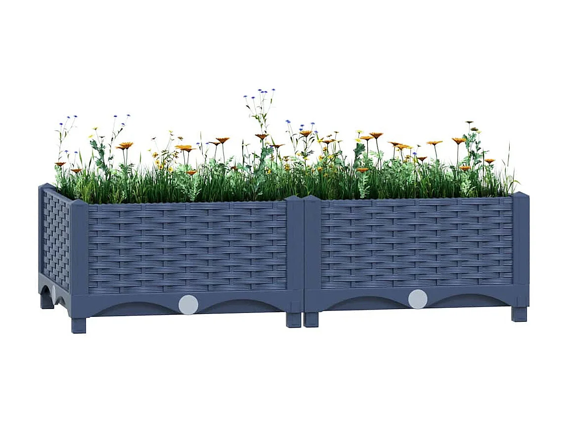 Letto rialzato 80x40x23 cm Polipropilene