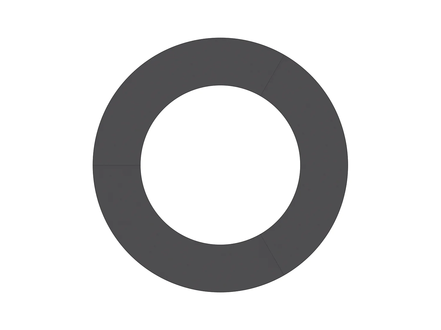 Pot de Fleurs en Plastique Noir Plastique Grand Rond Moderne