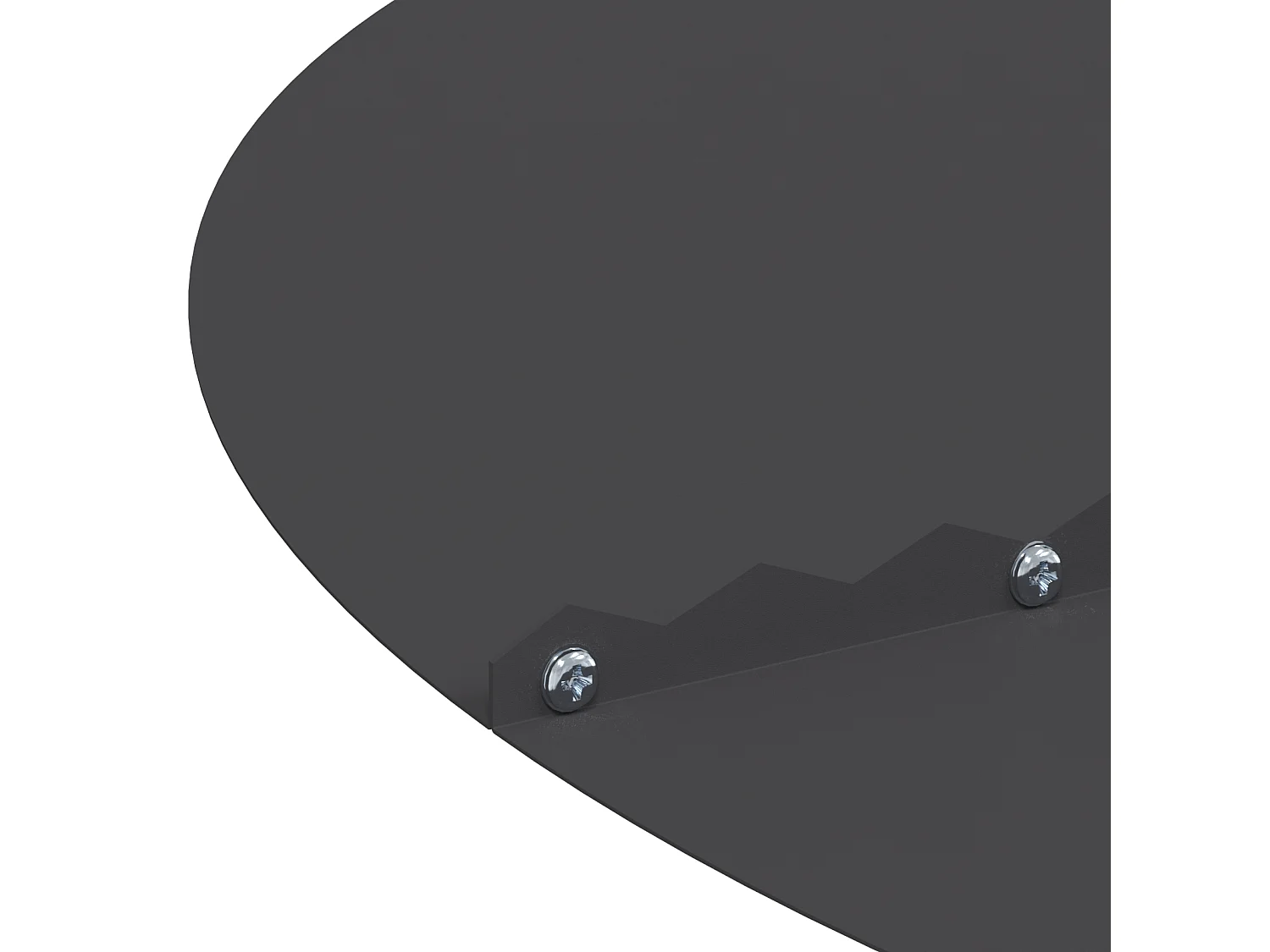 Pot de Fleurs en Plastique Noir Plastique Grand Rond Moderne