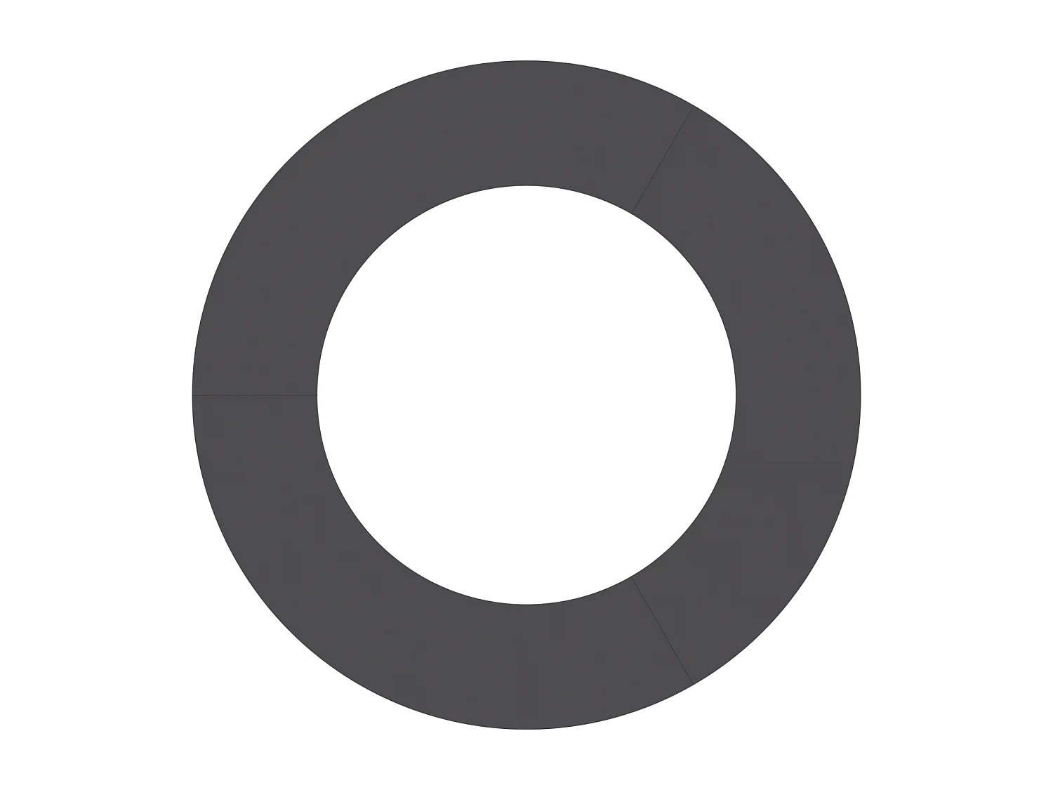 Pot de Fleurs en Plastique Noir Plastique Grand Rond Moderne