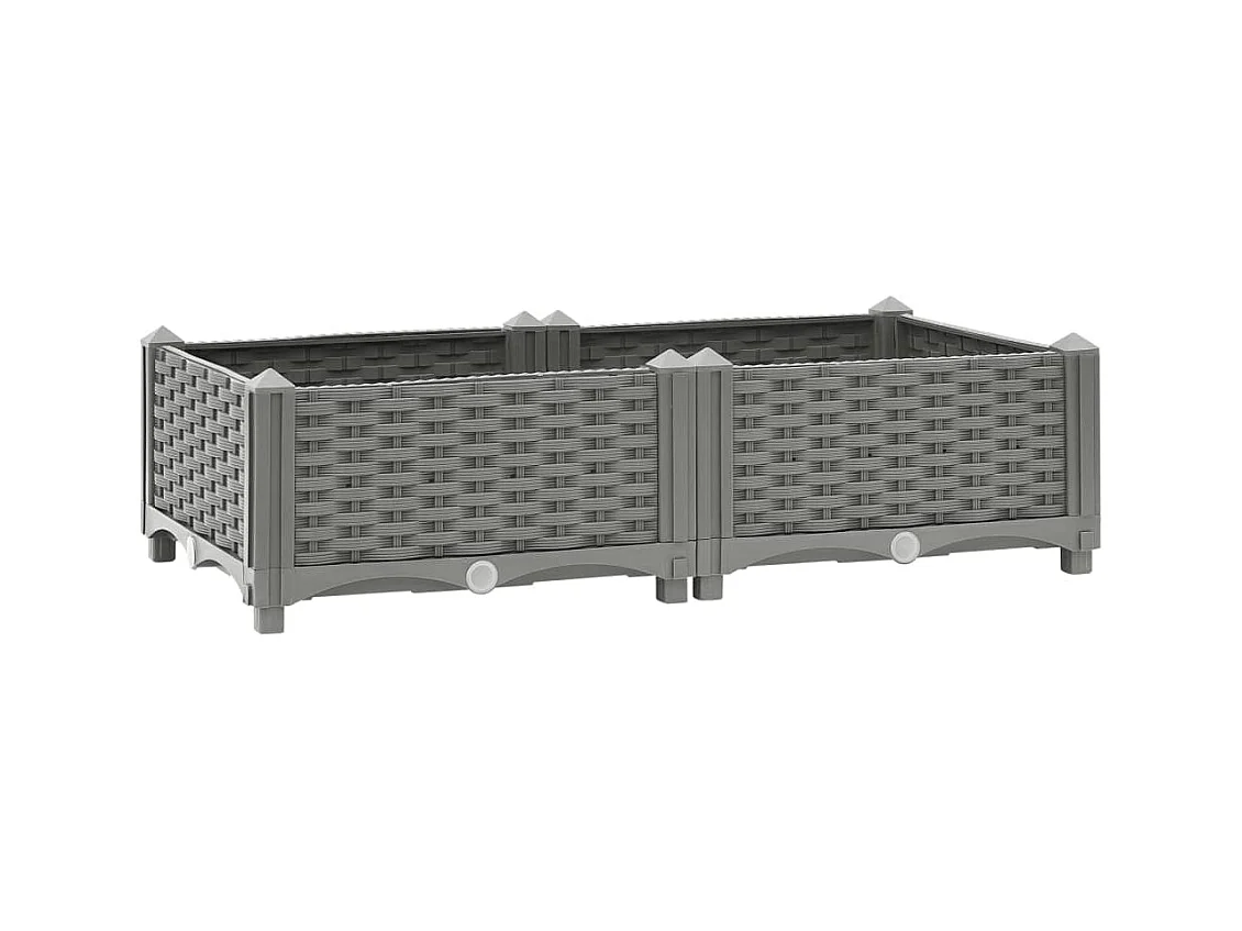 Letto rialzato 80x40x23 cm Polipropilene