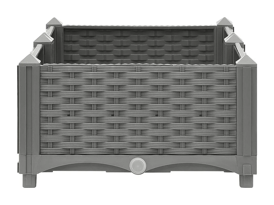 Verhoogd bed 80x40x23 cm Polypropyleen
