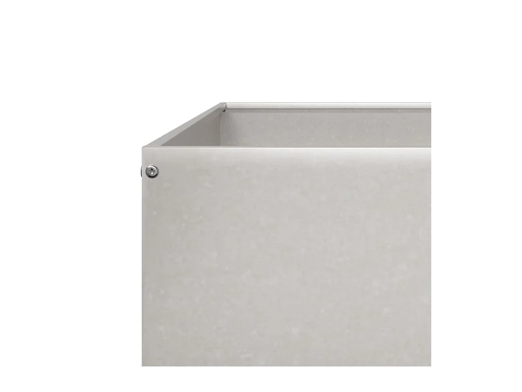 Bancal elevado 100x100x26 cm acero inoxidable