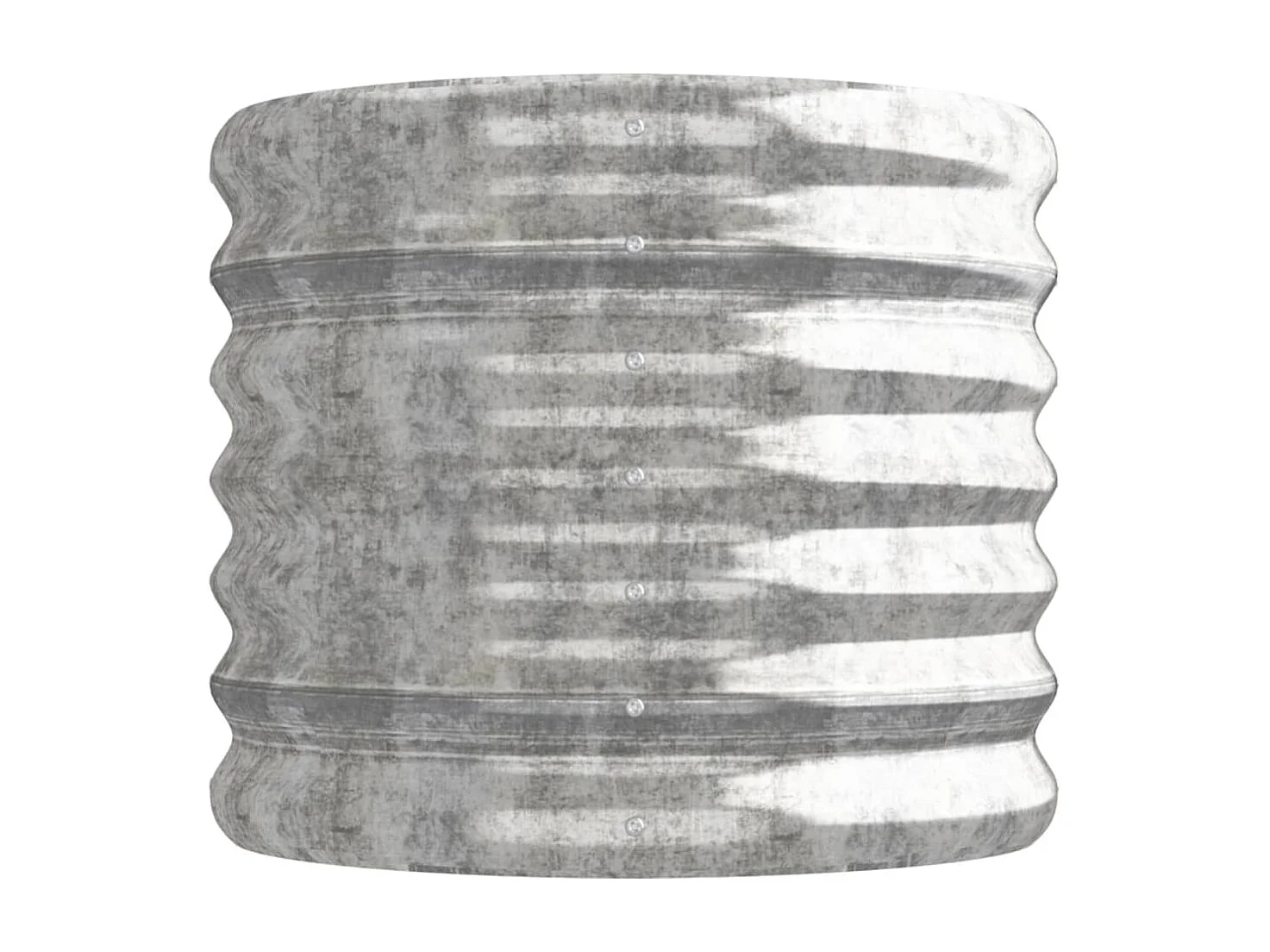 Verhoogd tuinbed gepoedercoat staal zilver