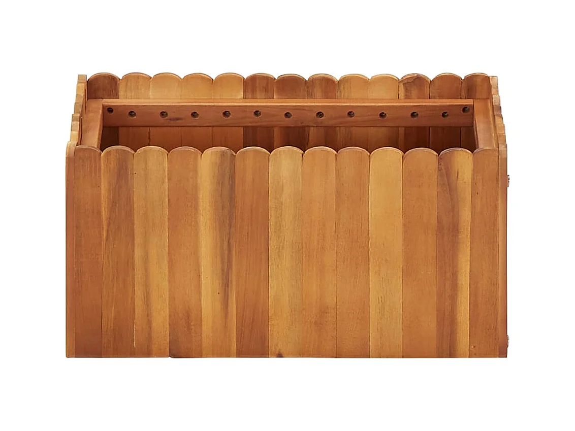 Hochbeet 50x30x25 cm Massivholz Akazie