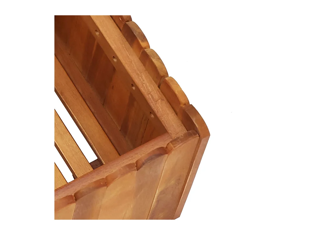 Hochbeet 50x30x25 cm Massivholz Akazie