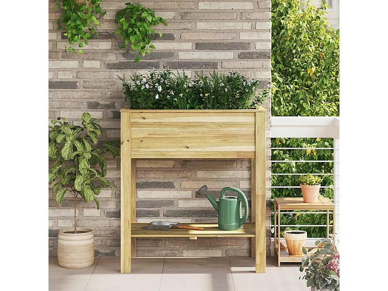 Supporto da giardino 85x46x94 cm Legno di pino impregnato