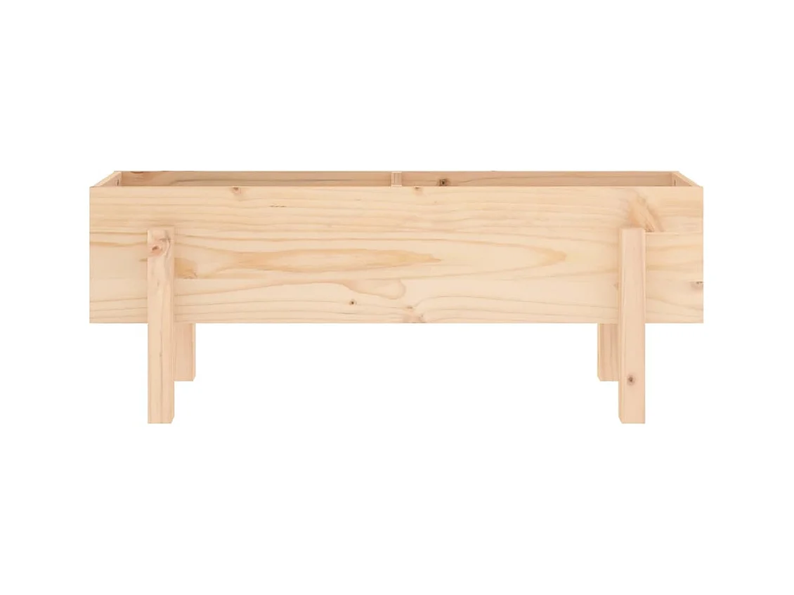 Verhoogd tuinbed 101x30x38 cm massief grenenhout