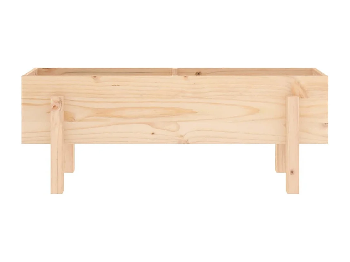 Bancal elevado 101x30x38 cm madera maciza de pino