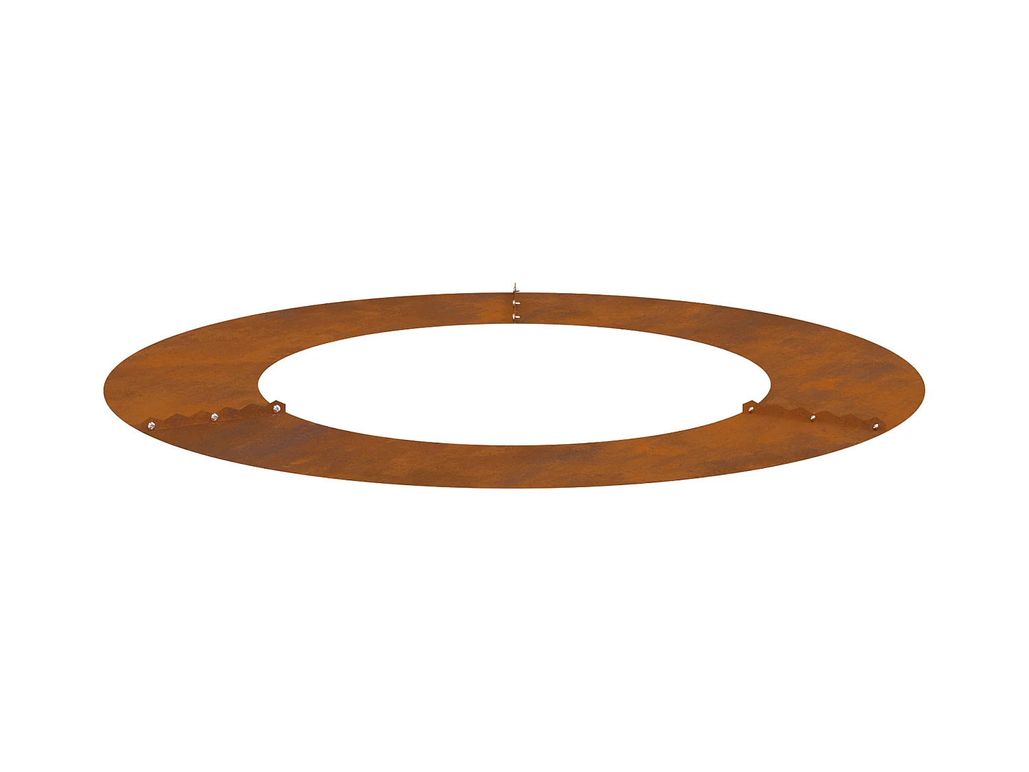 Fioriera in acciaio Corten Grandi inserti decorativi in acciaio Corten