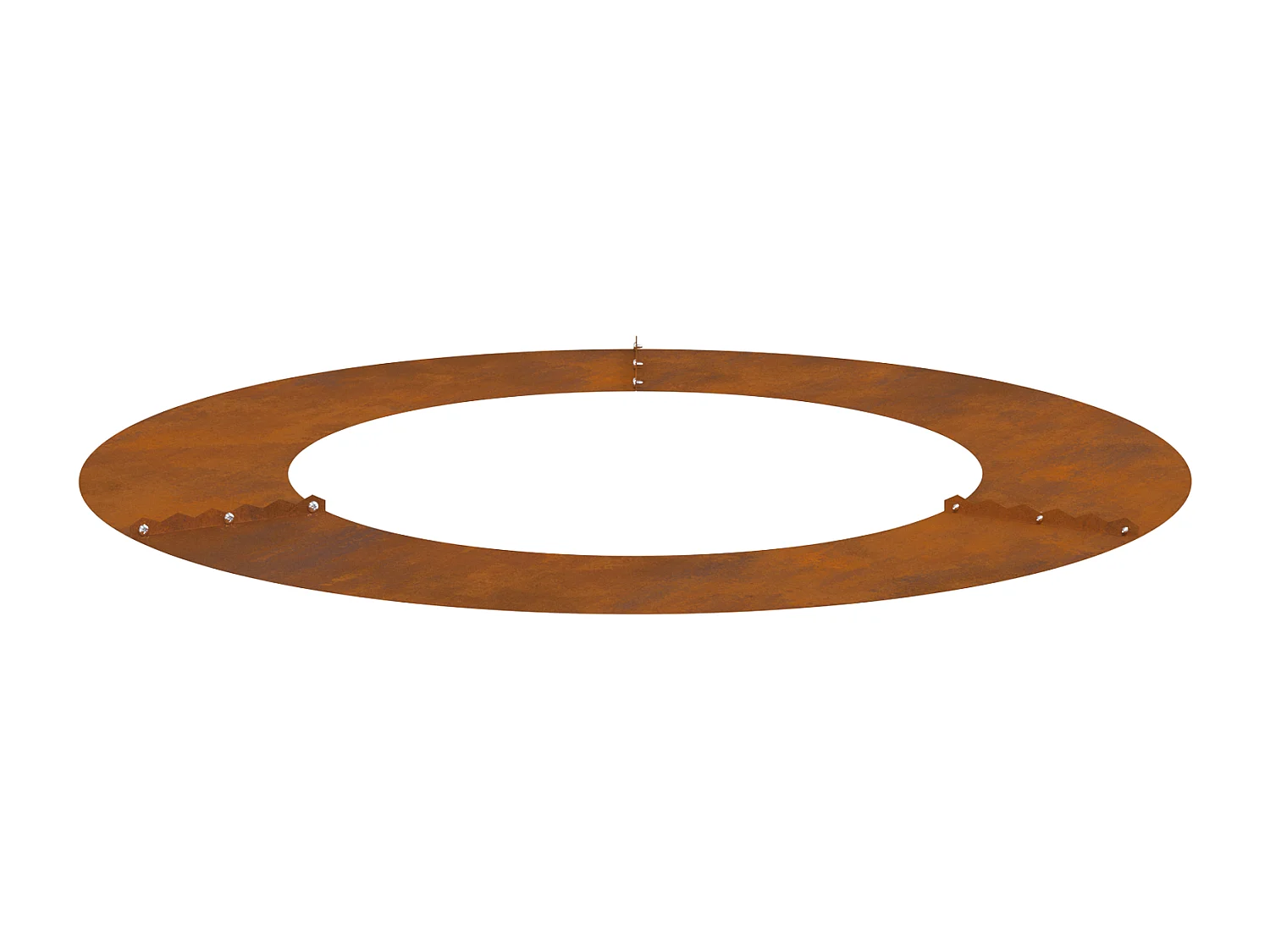 Planteur acier Corten Acier Corten Grand Incrustations décoratives