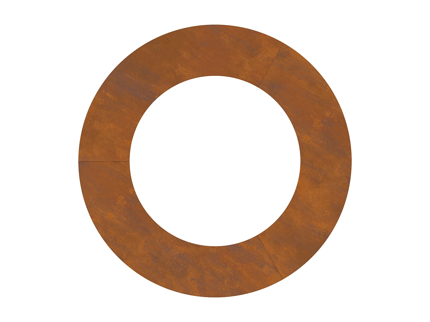 Planteur acier Corten Acier Corten Grand Incrustations décoratives