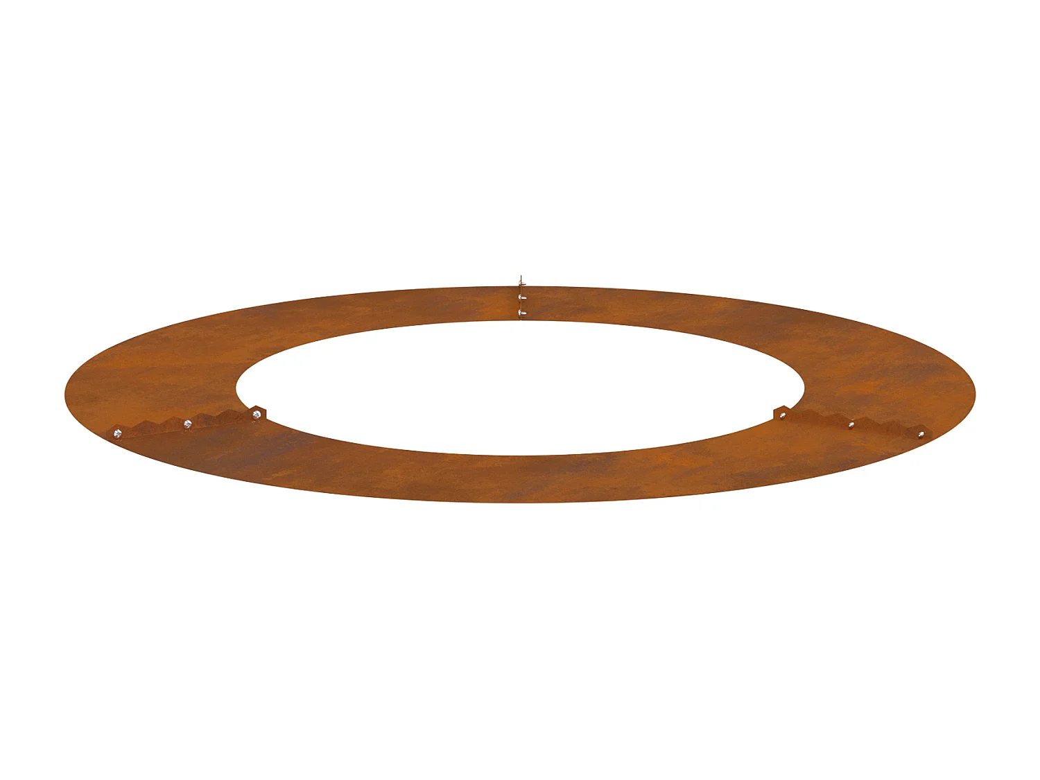 Planteur acier Corten Acier Corten Grand Incrustations décoratives