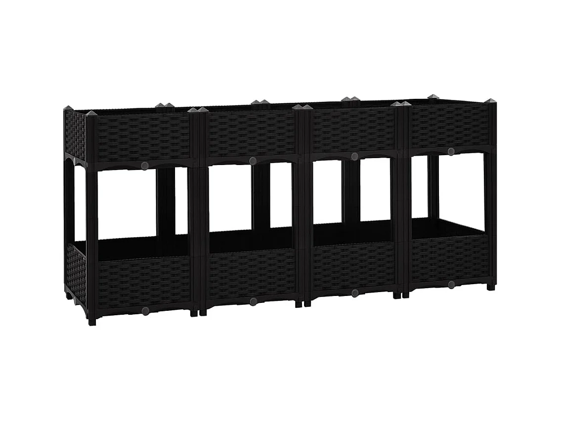 Lit surélevé 160x40x71 cm Polypropylène