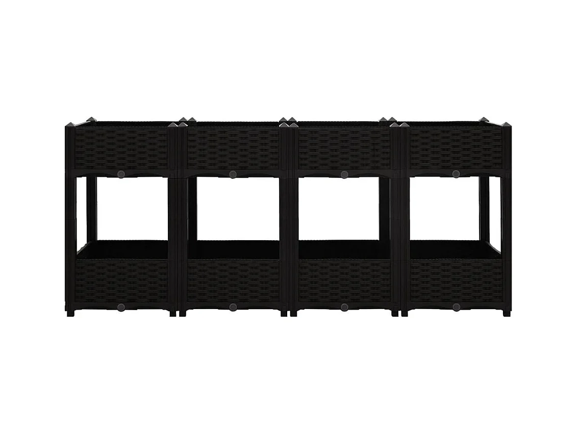 Lit surélevé 160x40x71 cm Polypropylène