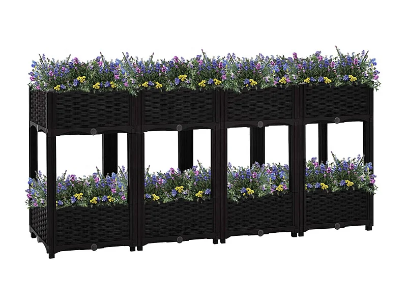 Hochbeet 160x40x71 cm Polypropylen