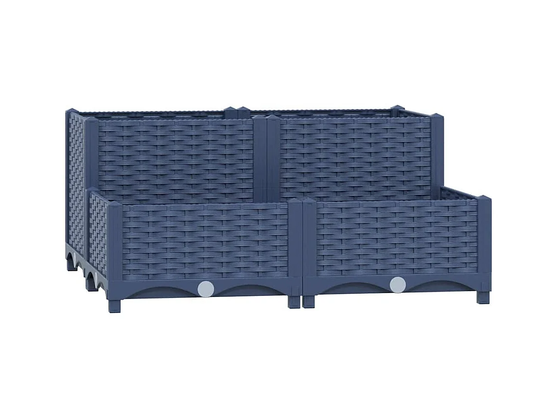 Lit surélevé 80x80x38 cm Polypropylène