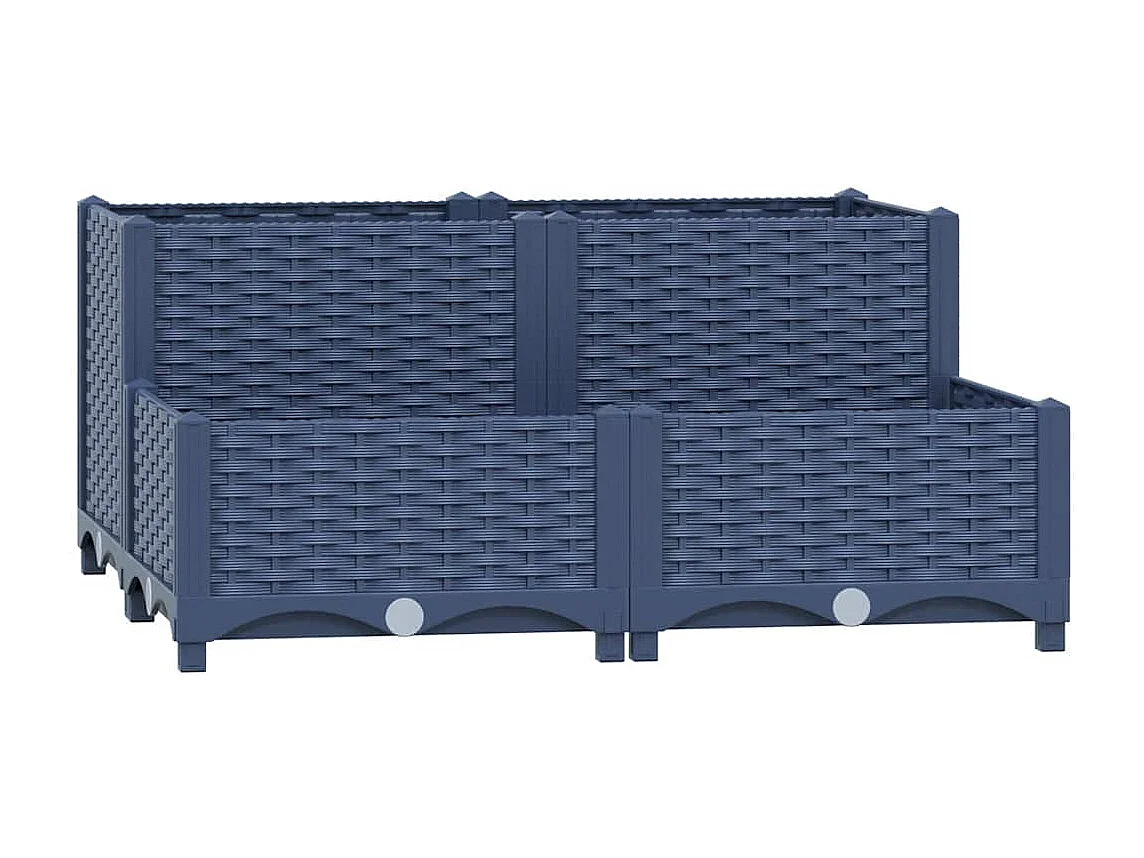 Verhoogd bed 80x80x38 cm Polypropyleen