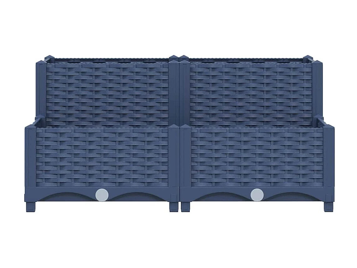 Verhoogd bed 80x80x38 cm Polypropyleen