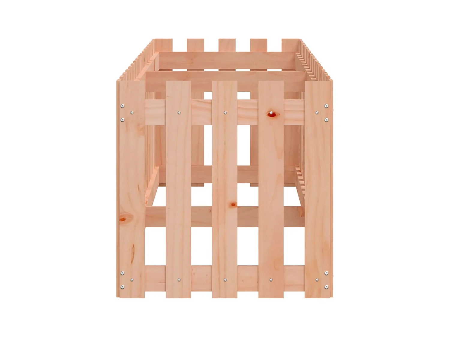 Lit surélevé de jardin design de clôture bois douglas massif