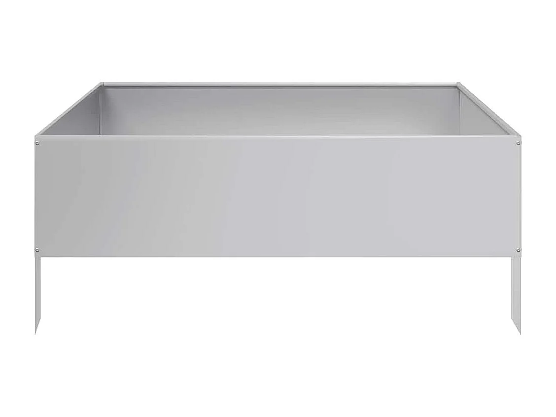 Hochbeet 100x100x25 cm Edelstahl
