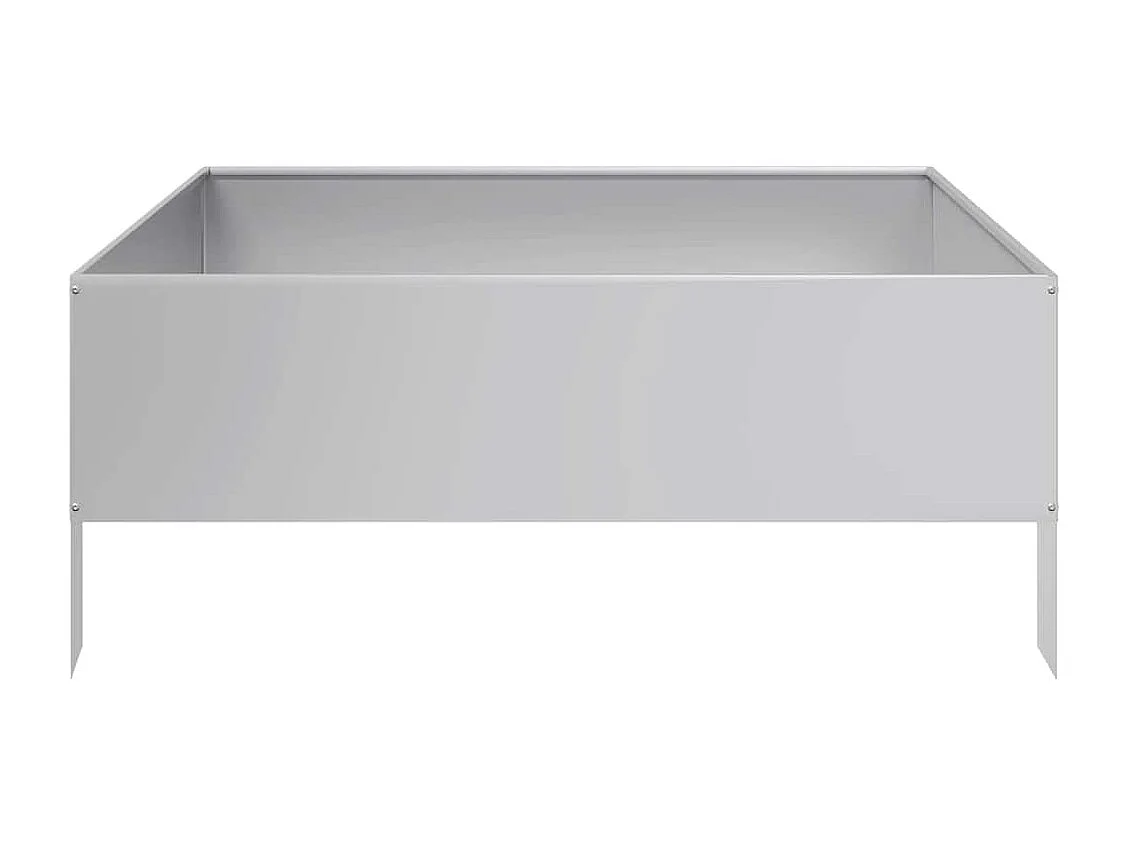 Hochbeet 100x100x25 cm Edelstahl
