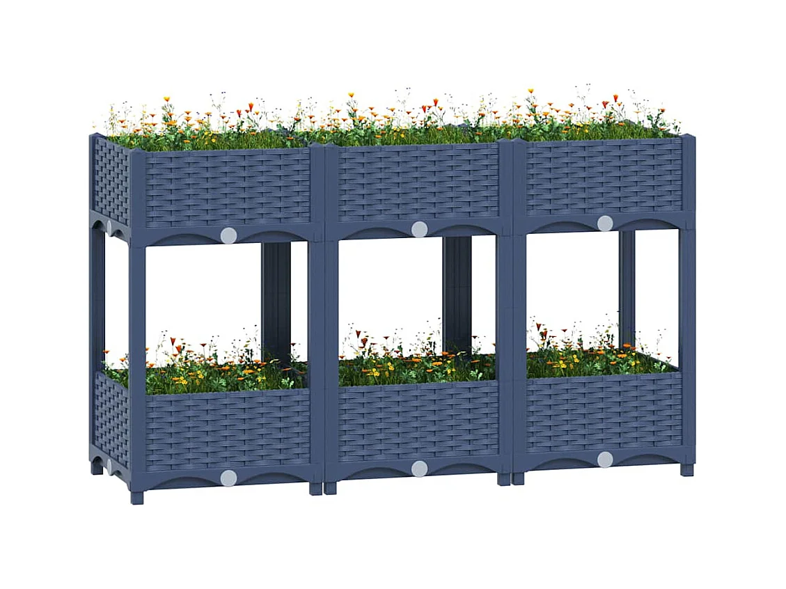 Lit surélevé 120x40x71 cm Polypropylène