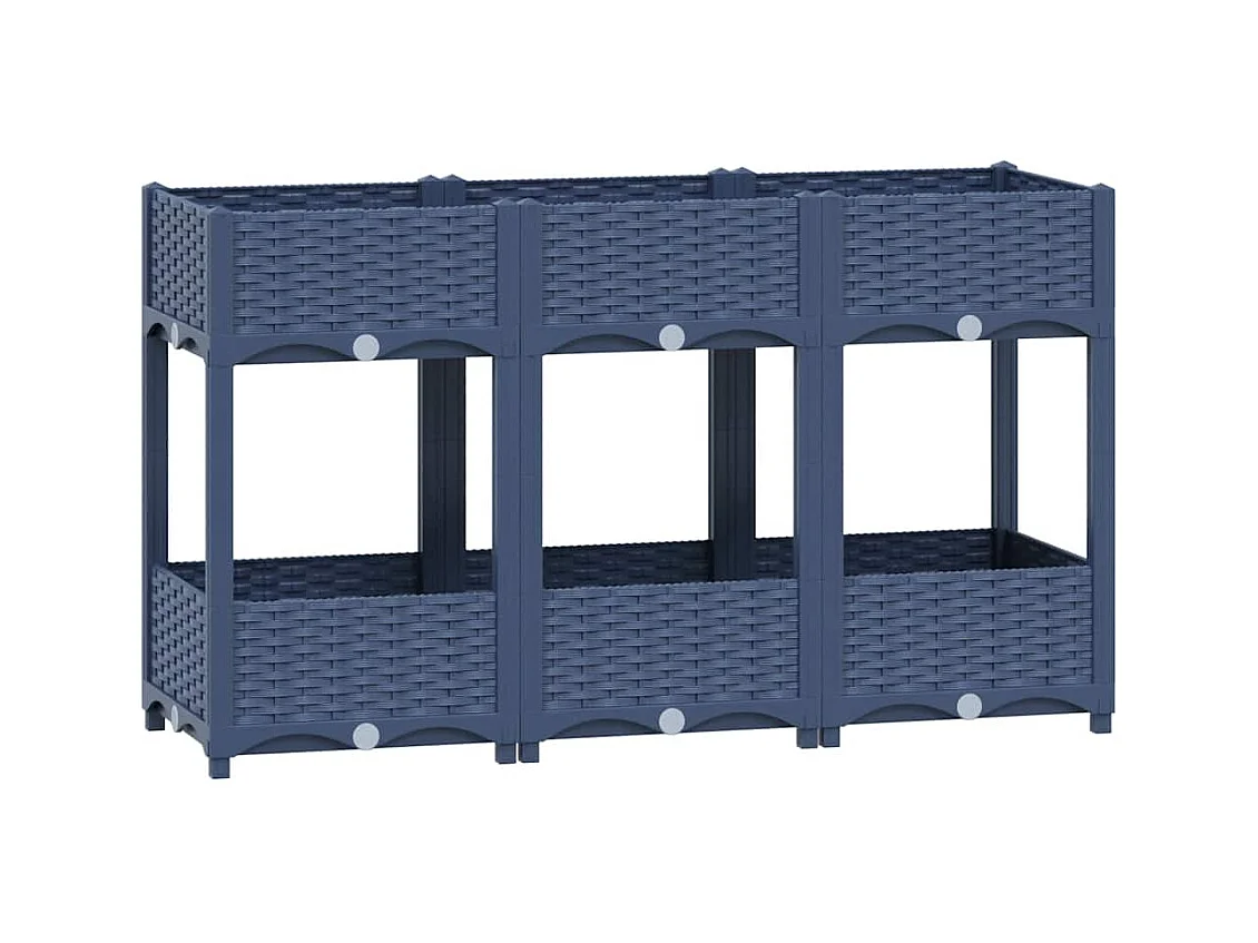 Lit surélevé 120x40x71 cm Polypropylène