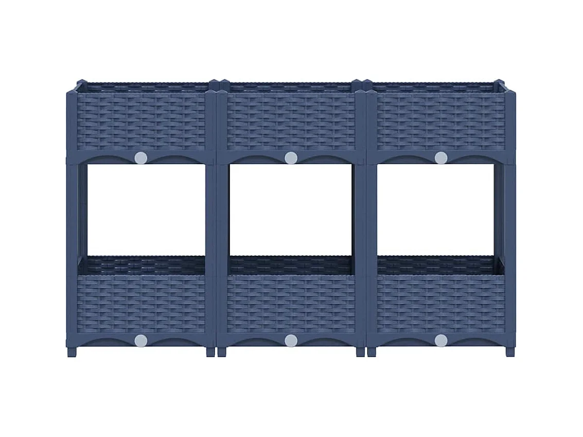 Lit surélevé 120x40x71 cm Polypropylène