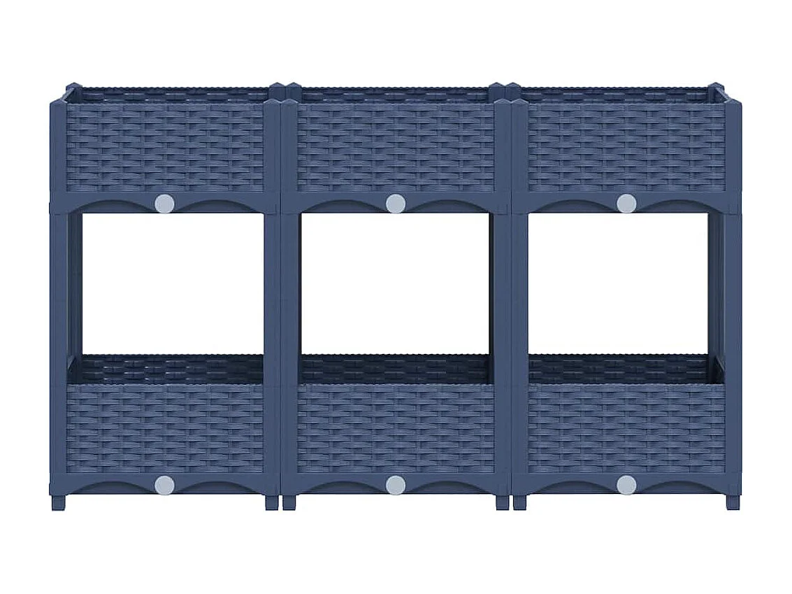 Verhoogd bed 120x40x71 cm Polypropyleen