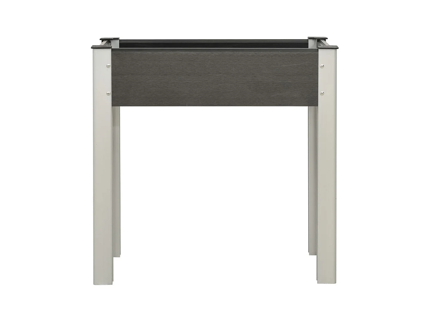 Verhoogd tuinbed 75x40x75 cm WPC Grijs