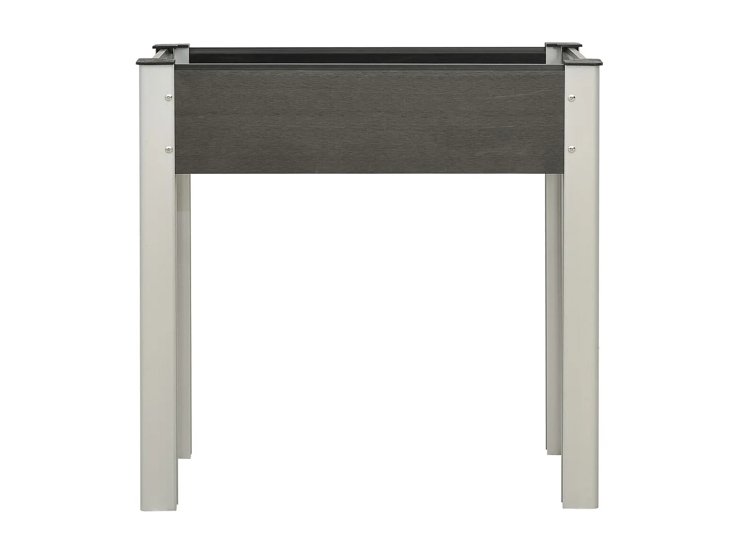 Verhoogd tuinbed 75x40x75 cm WPC Grijs