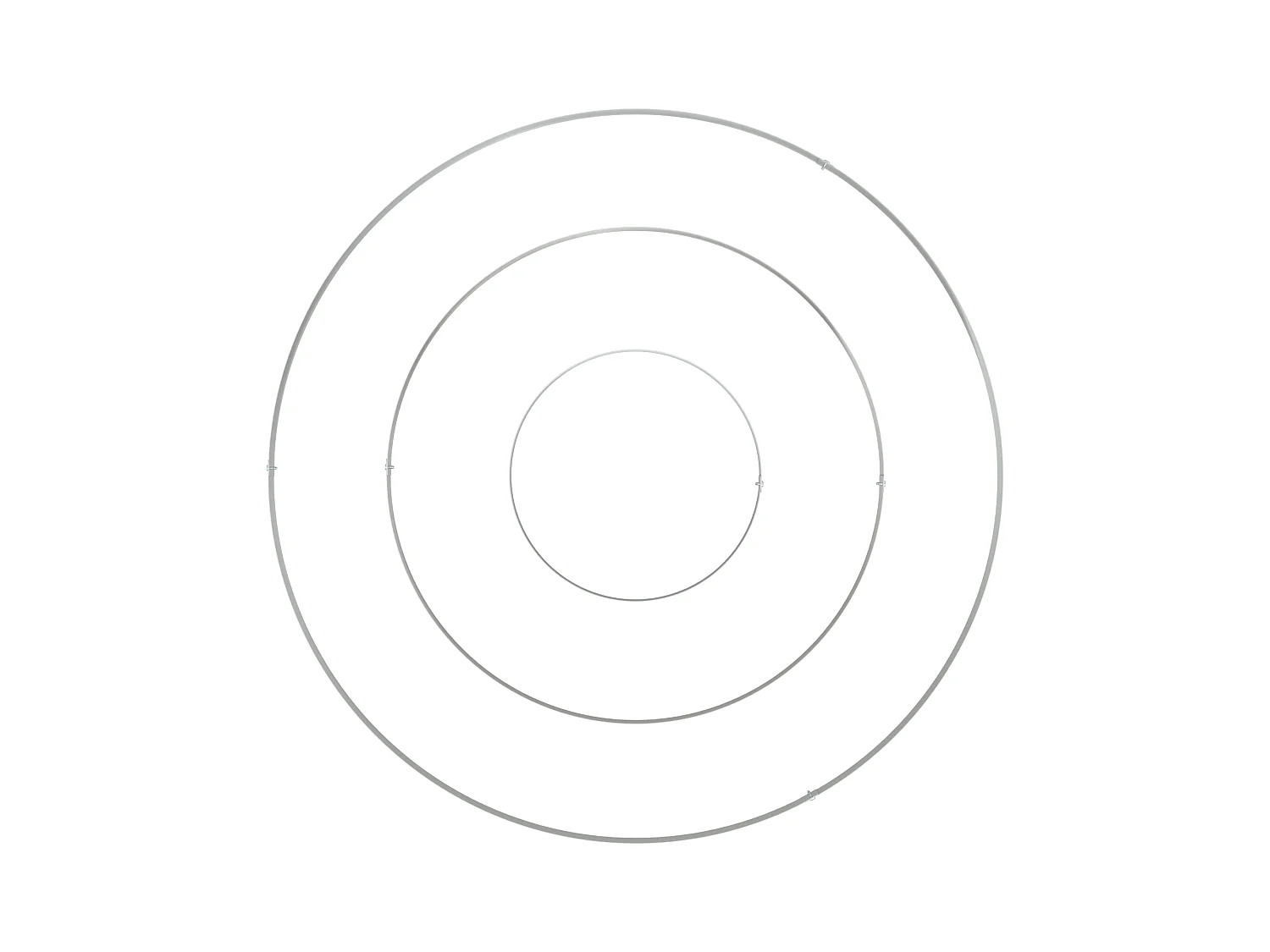 Grande pentola di metallo in acciaio/acciaio verniciato a polvere bianca grande