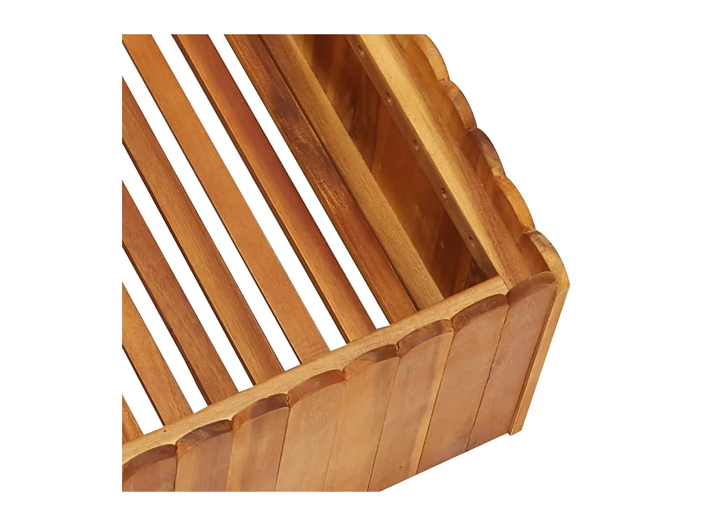 Verhoogd tuinbed 50x50x25 cm Massief acaciahout