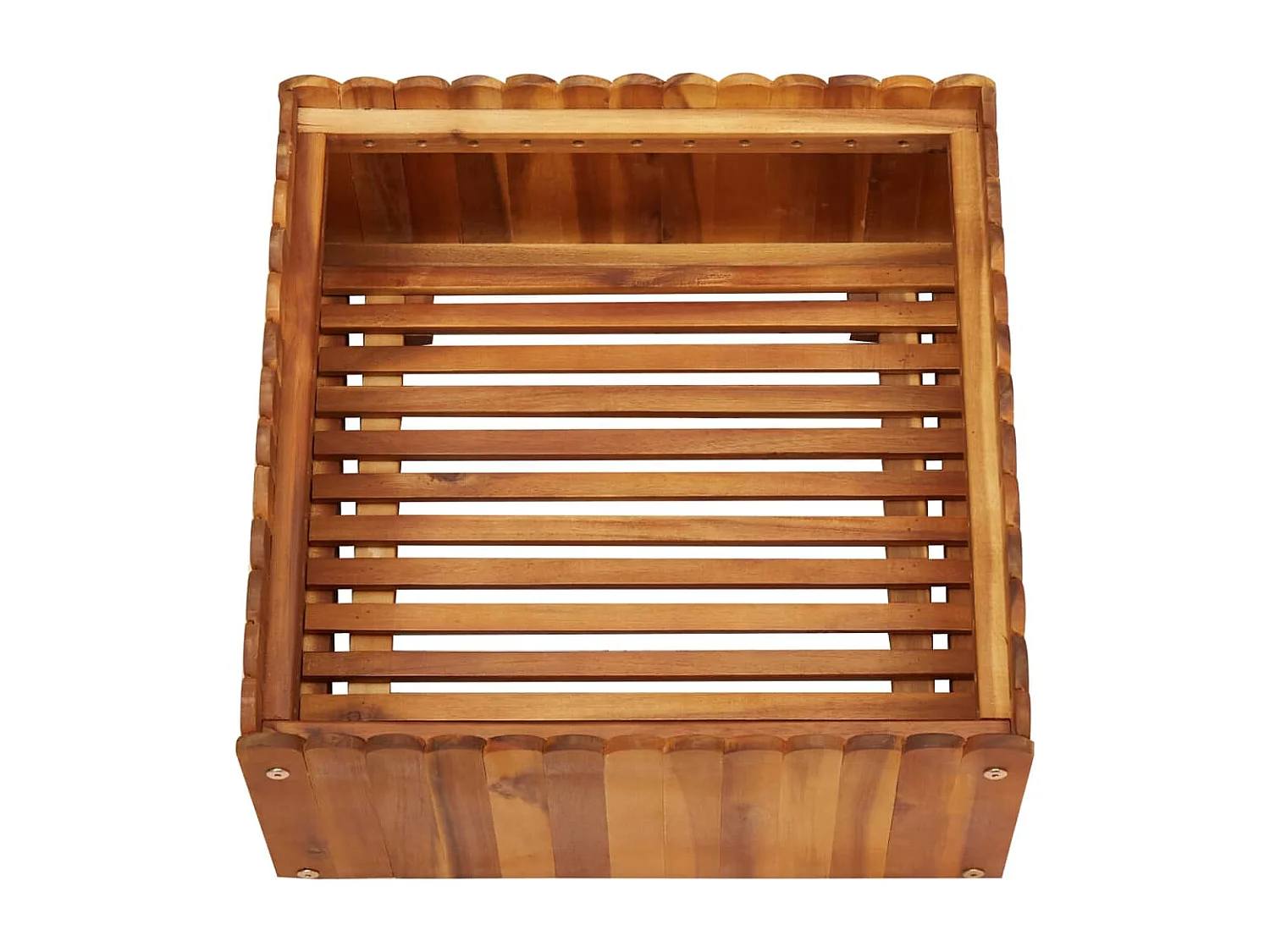 Bancal elevado 50x50x25 cm Madera maciza de acacia