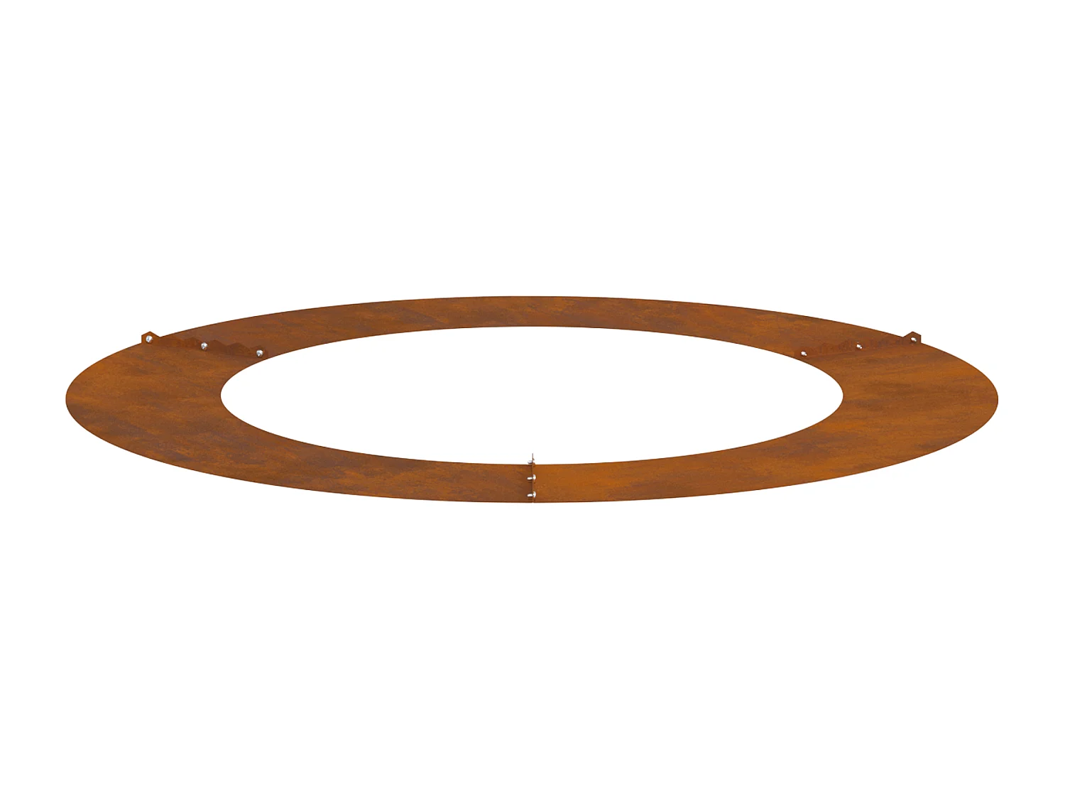 Cache-pot en acier corten Acier corten Grand