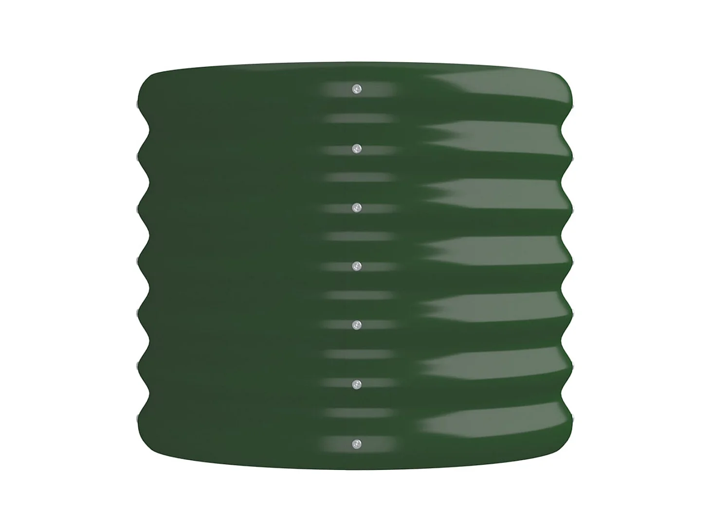 Lit surélevé de jardin Acier enduit de poudre 152x40x36 cm Vert