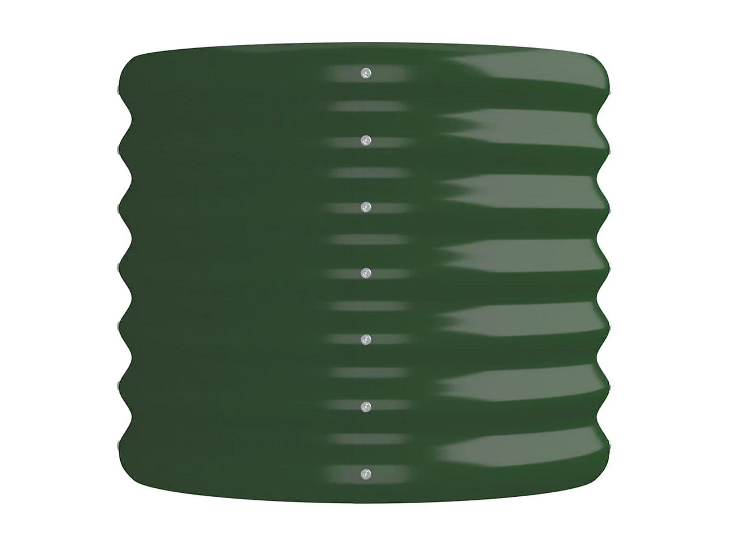 Lit surélevé de jardin Acier enduit de poudre 152x40x36 cm Vert