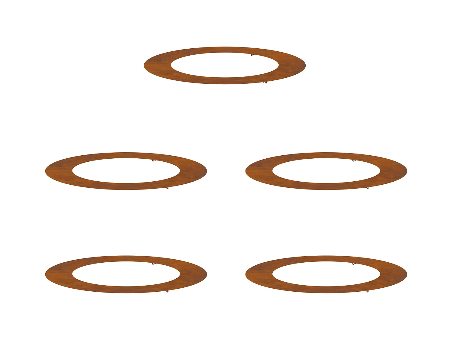 Cortenstaal bloempot Cortenstaal Groot