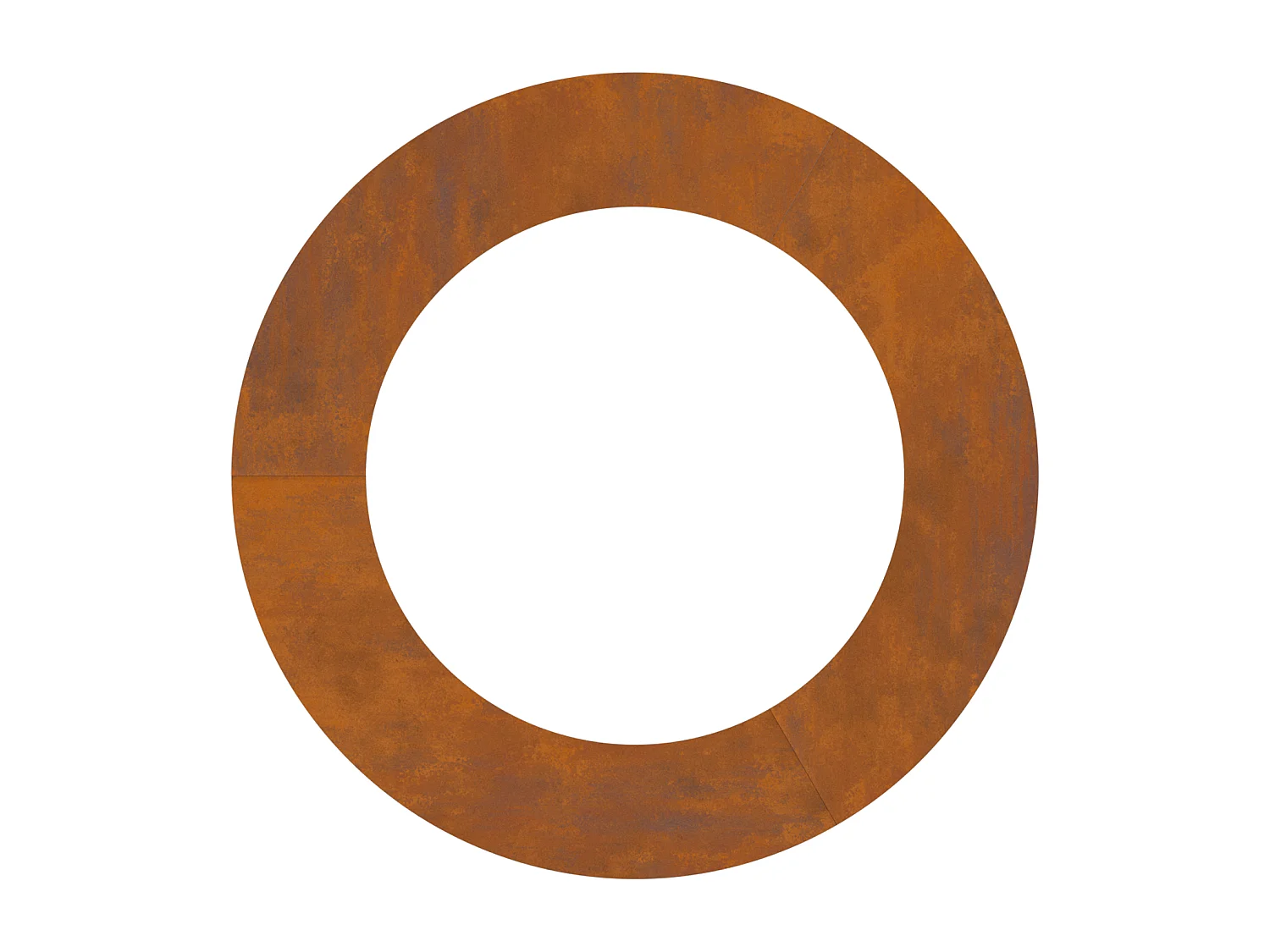 Pot de fleurs en acier corten Acier corten Grand