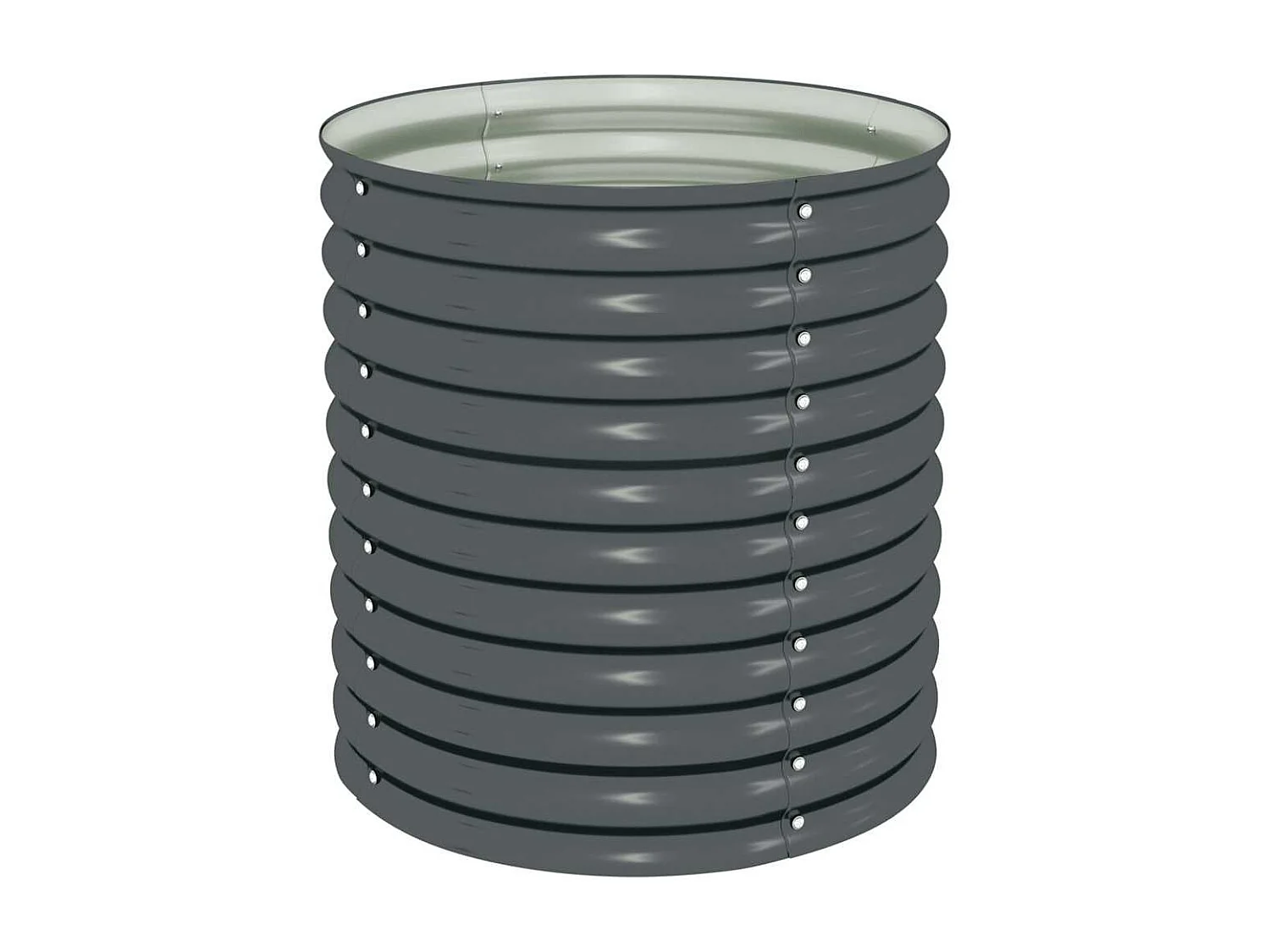 Bancal elevado 80x80x81 cm Acero galvanizado Gris