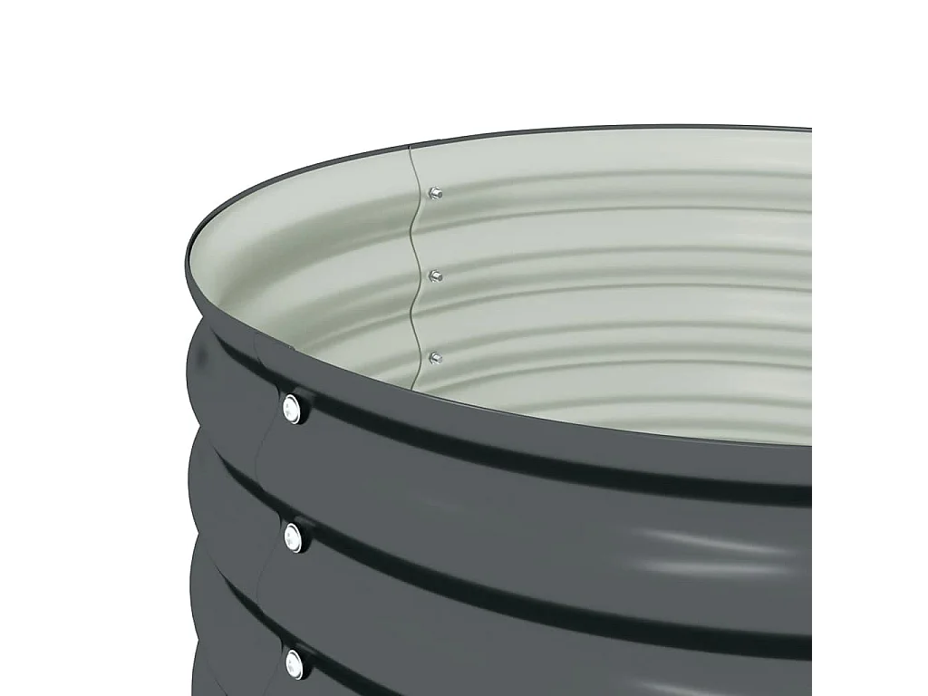 Bancal elevado 80x80x81 cm Acero galvanizado Gris