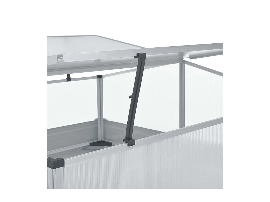 Serre Vert 100x100x77 cm Acier galvanisé