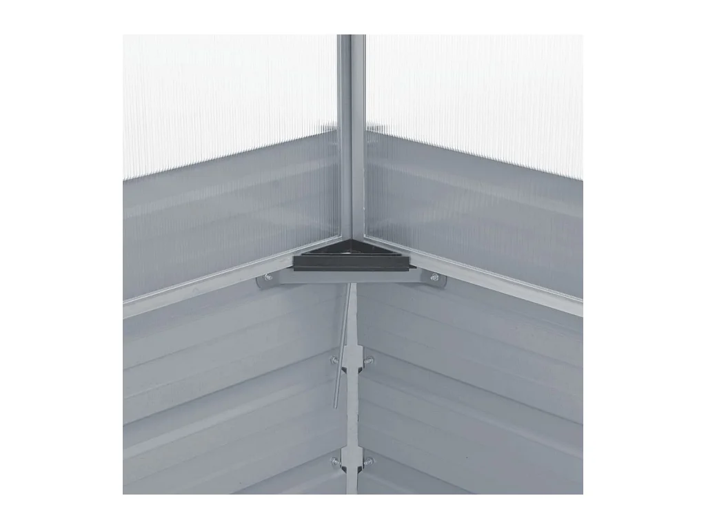 Serre Vert 100x100x77 cm Acier galvanisé