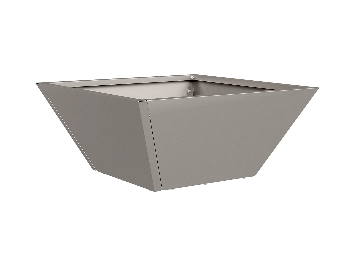 Pots en métal Acier résistant aux intempéries 35 x 35 x 15 cm