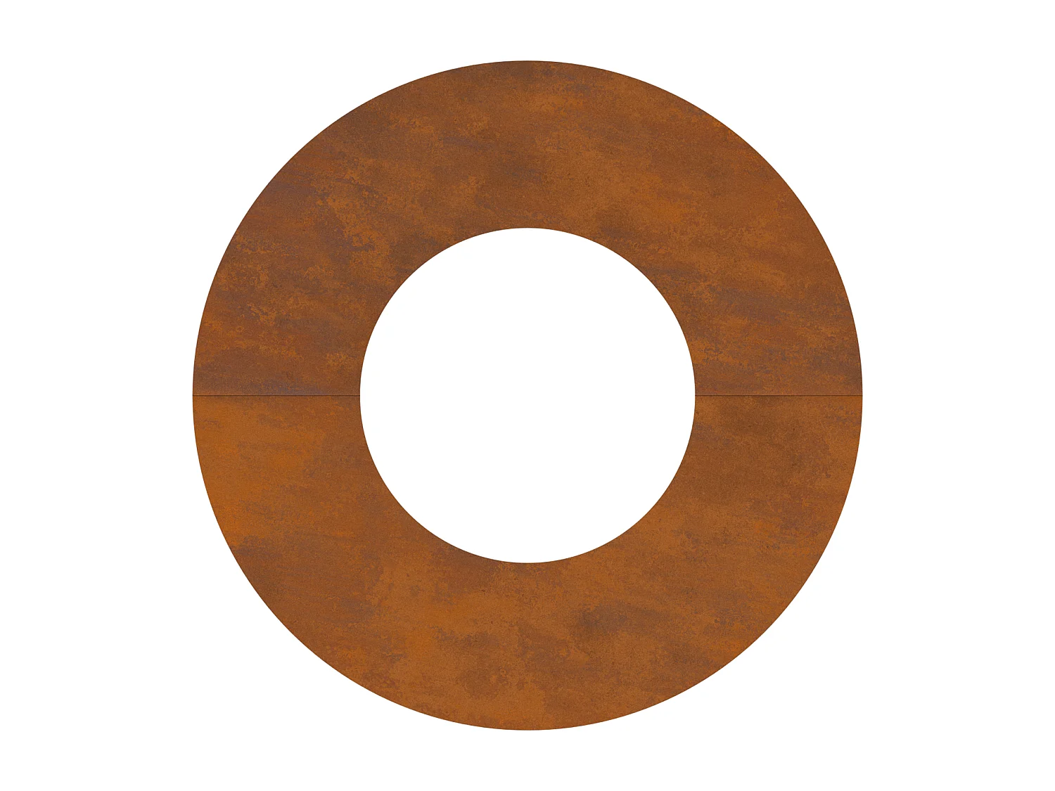 Pot en Acier Corten Acier corten Grand Incrustations Décoratives