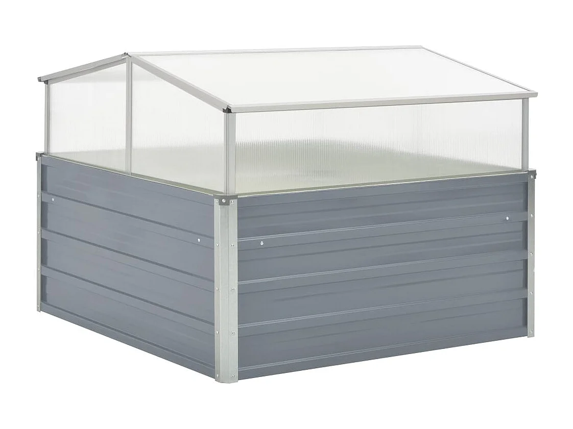 Kas 100 x 100 x 85 cm Grijs Gegalvaniseerd staal